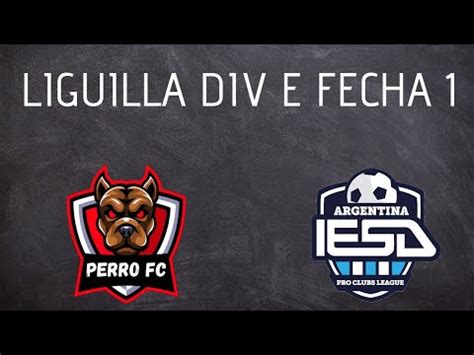 LIGUILLA DIV E FECHA 1 YouTube