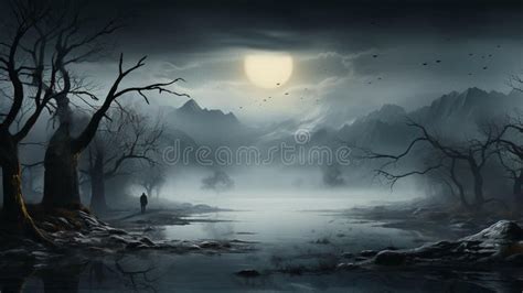 Night of the Swamp: a Hauntingly Beautiful Cryengine Concept Art Stock ...