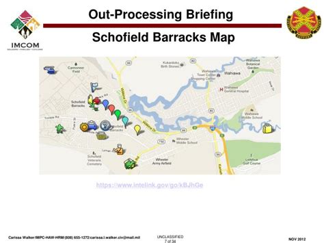 Schofield Barracks Road Map