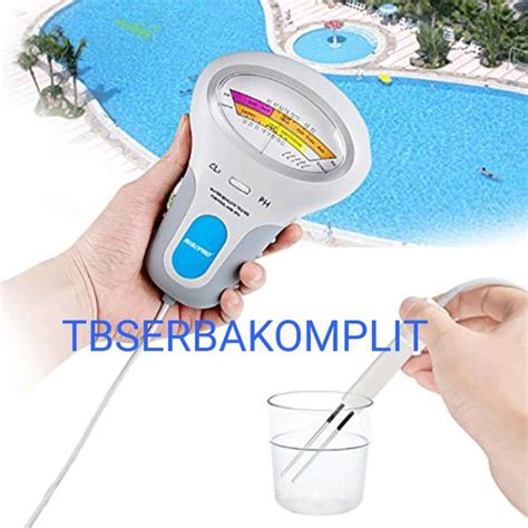 Jual PH And Chlorine Tester Meter CL2 Alat Ukur Kaporit Klorin PH Level