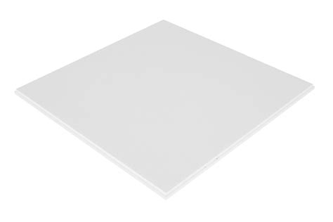 Dalle De Plafond Acoustique Tonga E 20 Bords E24 Blanc 600x600 Mm