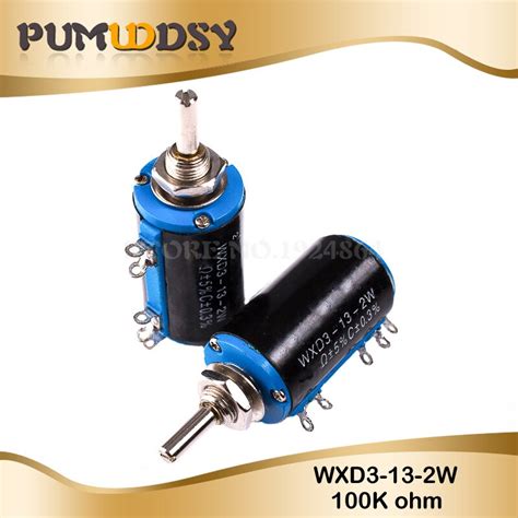 2PCS WXD3 13 2W 100K Ohm WXD3 13 2W Rotary Side Rotary Multiturn