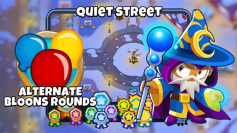 Quiet Street Alternate Bloons Rounds Monkey Knowledge Walkthrough