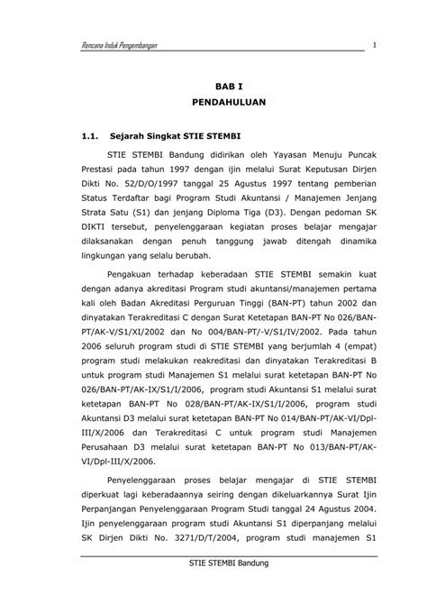 Pdf Sejarah Singkat Stie Stembistiestembi Ac Id File Rip Stie