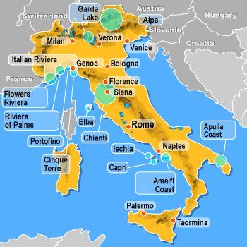 Map Of Italy Beaches ~ ASYAGRAPHICS