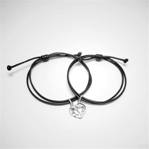 Pulseras Para Parejas Corazón Argenteus 925 Boutique