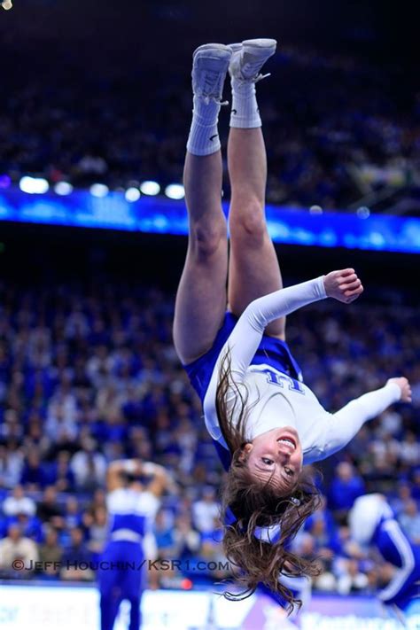 Pin By Long Hunter On Kentucky Dance Team And Cheerleaders College Cheerleading Cheerleader