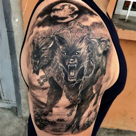 30 Cerberus Tattoo Ideas For Men And Women Greek Mythology Tattoos