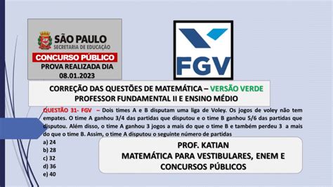 Aula Funda O Get Lio Vargas Prova De Matem Tica Aplicada Dia