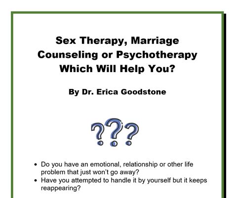 Sex Therapy Marriage Therapy Or Counseling HEALING THROUGH LOVE MENTOR SPEAKER AUTHOR