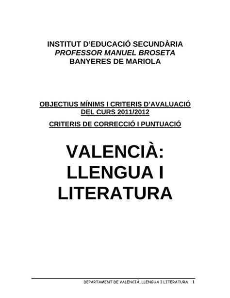 PDF VALENCIÀ LLENGUA I LITERATURAiespmbroseta edu gva es 04x