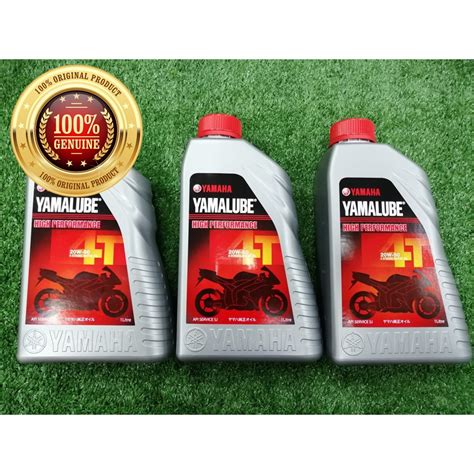 Yamalube 4T 20W 50 1 LITER MOTORCYCLE OIL 100 ORIGINAL YAMAHA High