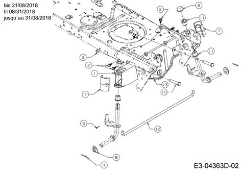 Ersatzteile MTD Rasentraktor DL 96 T Typ 13H2765F677 2018