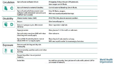 The Abcde And Sample History Approach Basic Emergency