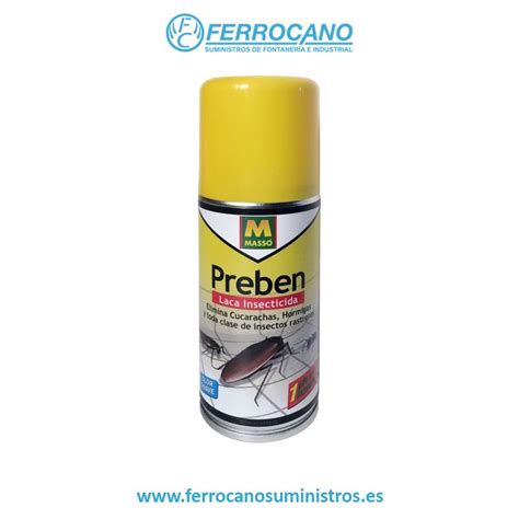 INSECTICIDA PREBEN LACA SPRAY CUCARACHAS 150ML MASSO 230078