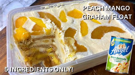 PEACH MANGO GRAHAM FLOAT RECIPE FROZEN MANGO PEACH CAKE Better Than