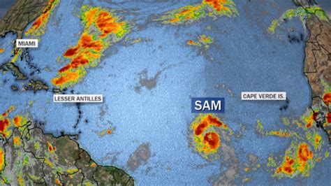 Hurricane Sam forecast to rapidly intensify in the Atlantic – This is ...