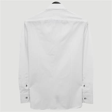 Camisa Blanco Estructura Labrada Marca Colletti Cl Sico