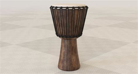 Djembe Trommel 3D Modell 59 Max Obj Fbx Unknown Free3D