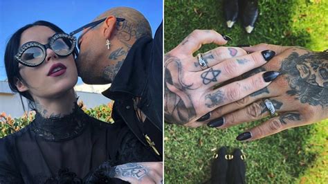 Kat Von D and Leafar Seyer Had Matching Nails in Sudden Wedding ...