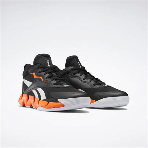 Reebok Unisex Zig Encore Basketball Shoe Blackwhitesmash Orange 11