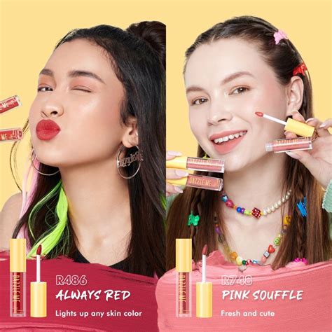 Jual DAZZLE ME VELVET MATTE LIP CREAM Shopee Indonesia