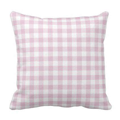 Lilac Purple And White Gingham Pattern Throw Pillow Rustic Gifts