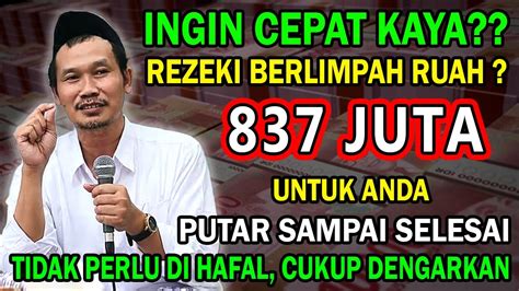 Ini Dia Rahasianya Amalan Cepat Kaya Gus Baha Mustajab Menarik Rezeki