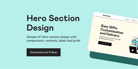 Hero Section Sample Design | Figma