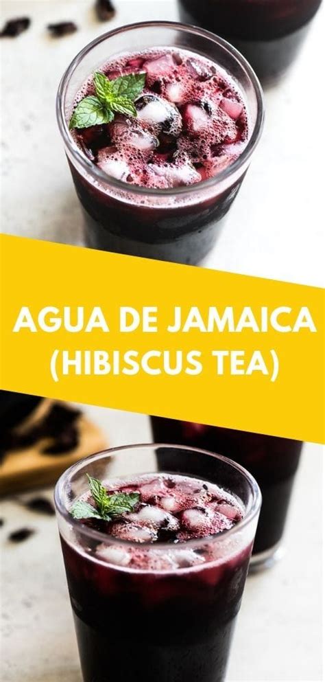 Made With Only 3 Ingredients Agua De Jamaica Is A Sweet And Tart