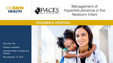 Paces Management Of Hyperbilirubinemia In The Newborn Infant Youtube