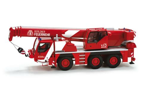 Herpa Liebherr Mobilkran Ltm Berliner Feuerwehr