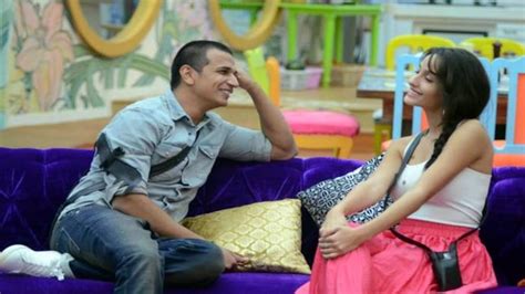 Bigg Boss 9 Prince And Nora Lock Lips Set Tongues Wagging In The