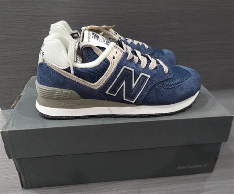 New Balance 574 Navy Blue Womens Women S Fashion Footwear Sneakers