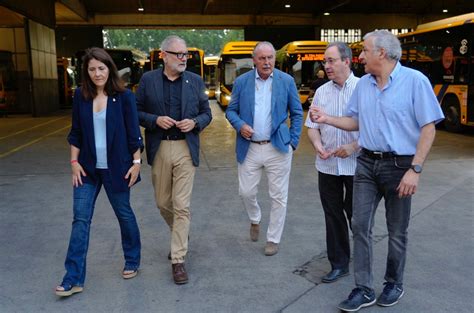 Moventis Autobusos De Lleida Recibe La Visita Del Alcalde De Lleida