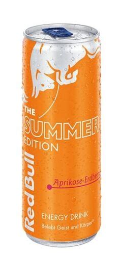 Red Bull Energy Drink Summer Edition Aprikose Erdbeere Incl Pfand