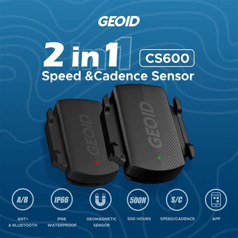 Geoid Sensor De Cadenciavelocidad Cs Para Ciclismo Ant Bluetooth