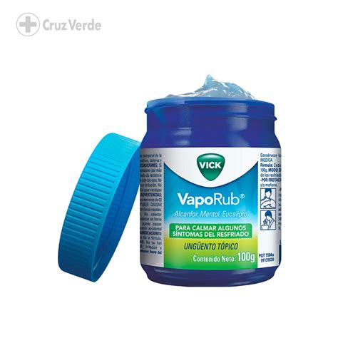 Vick Vaporub 100g Ungüento Cruz Verde