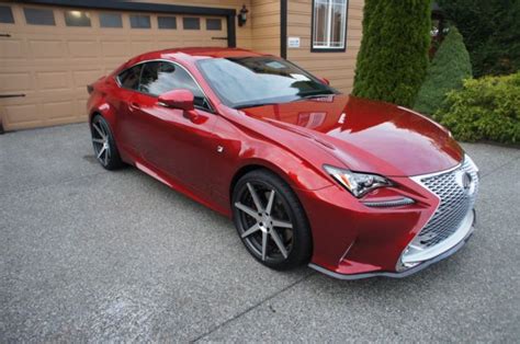 2015 Lexus Rc350 Fsport Only 4k Mile Staggered 20 Vertini Wheels Salvage