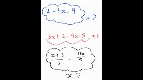 Solving Linear Equations Lesson 2 Youtube