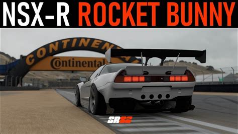 HONDA NSX R ROCKET BUNNY HOT LAP Laguna Seca NO HUD COCKPIT VIEW