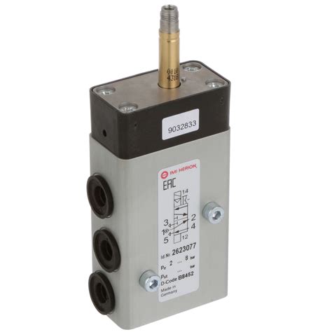 Norgren 2623077 válvula de solenoide indirecta estados de 5 ports