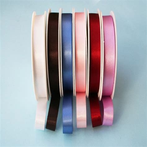 Plain Double Faced Satin Ribbon Size Mm To M At Rs Meter In