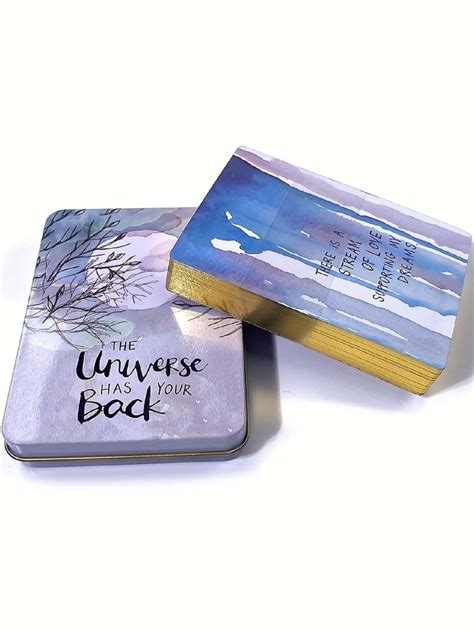 The Universe Has Your Back Cards In Tin Box Gilded Edge Tarot Deck For ...