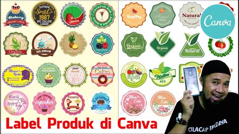 Cara Membuat Sticker Label Produk Di Canva Tutorial Stiker Produk