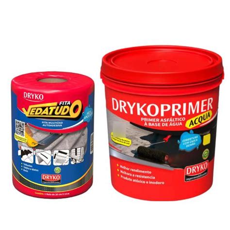 Kit Manta Asf Ltica Aluminizada Cm M Primer Litro Dryko