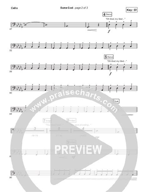 Same God Choral Anthem Satb Cello Sheet Music Pdf Signature Sessions