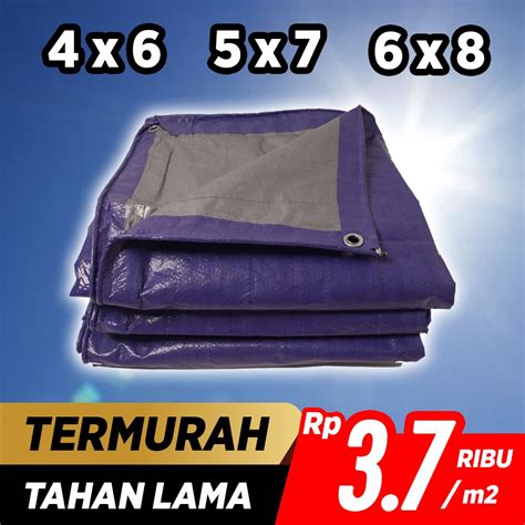 Jual Terpal Plastik A3 Uk 4x6 5x7 6x8 Premium Harga Termurah Rp 3 700 M