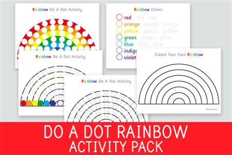 Rainbow Do A Dot Activity Pack No Prep Graphic By Let´s Go To Learn · Creative Fabrica