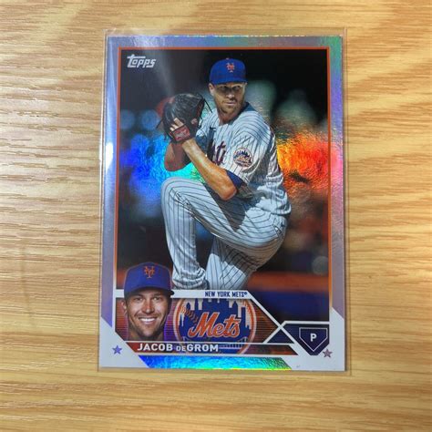 2023 Topps Series 1 Jacob deGrom rainbow foil Topps 売買されたオークション情報